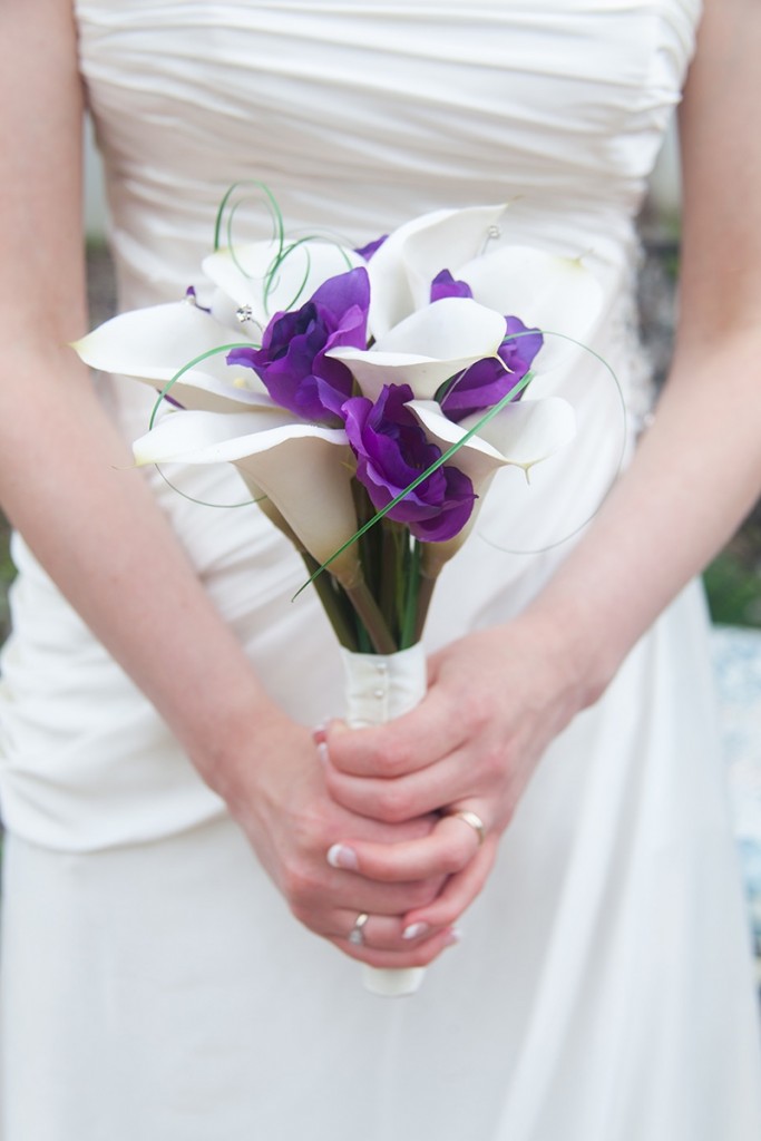 A photo of this international bride's bouquet