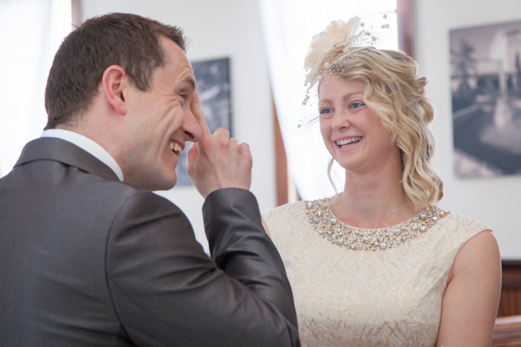 Sweet vows and laughter
